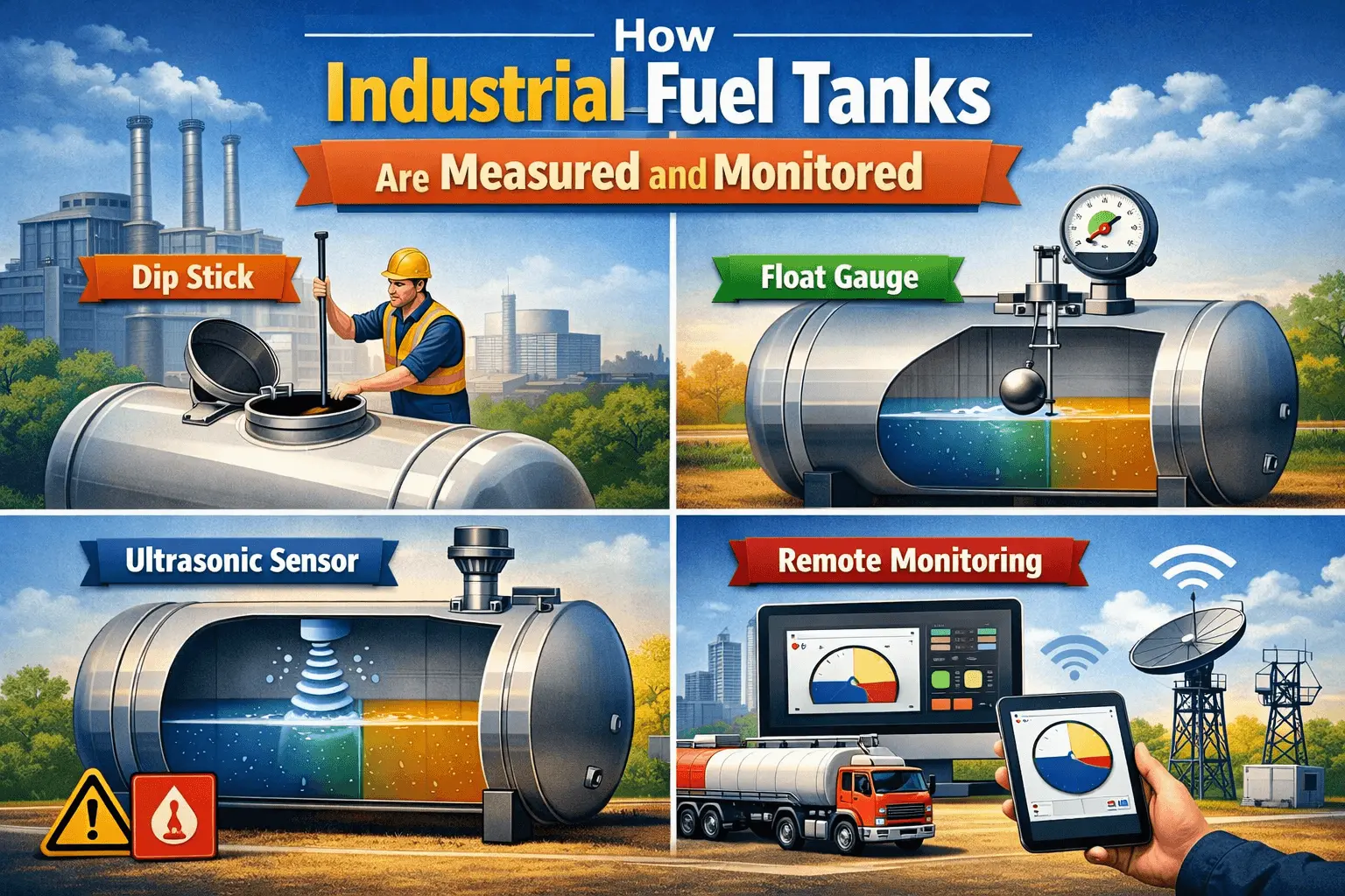industrial fuel tank measurement